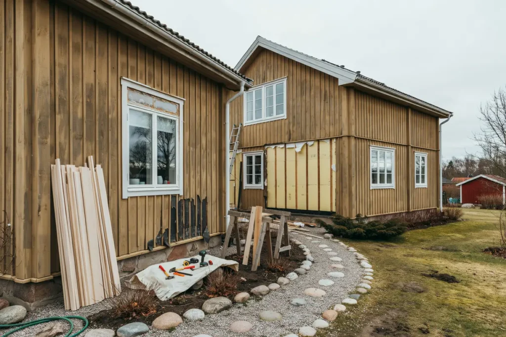 panelbyte p tr fasad tecken p r tskador r tt virke och smart arbetsordning